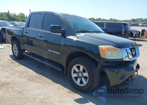 2008 Nissan Titan Le/Se z USA, uszkodzony, nr VIN 1N6BA07D18N345659